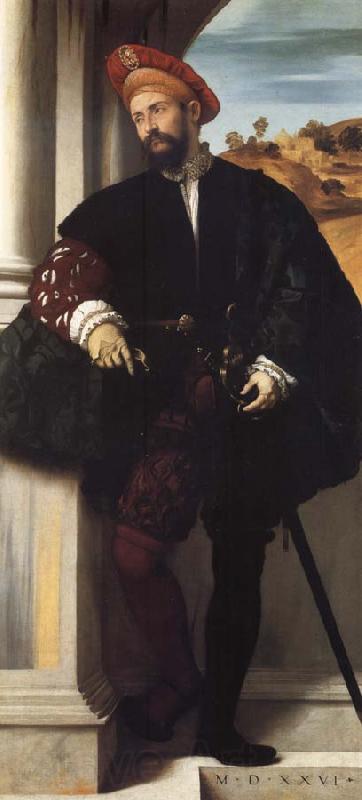 MORETTO da Brescia Portrait of a man Norge oil painting art